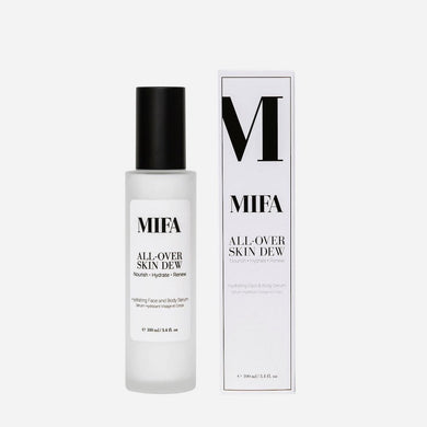 MIFA&CO Skin Dew is a hydrating, lightweight body lotion with a luxe feel and natural scent. 