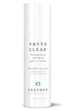 Load image into Gallery viewer, Graydon Skincare Phyto-Clear is a gel-like moisturizer with two types retinol-like ingredients bakuchiol and moth bean..  